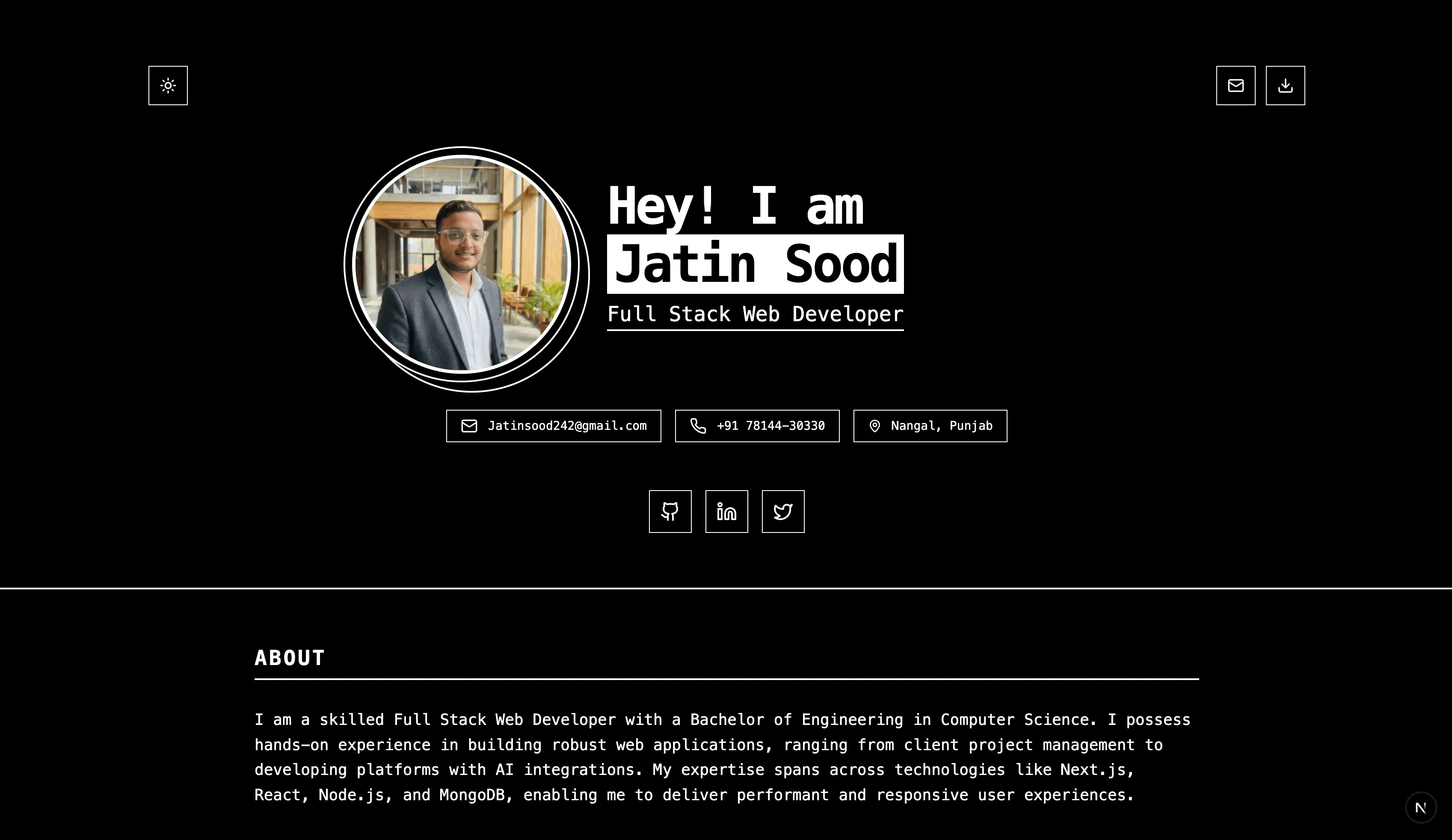 Portfolio Dark 1